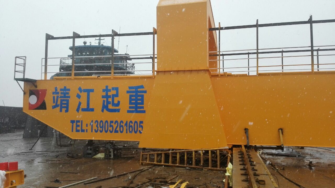 喜報：靖起100T船用門吊安裝完畢！